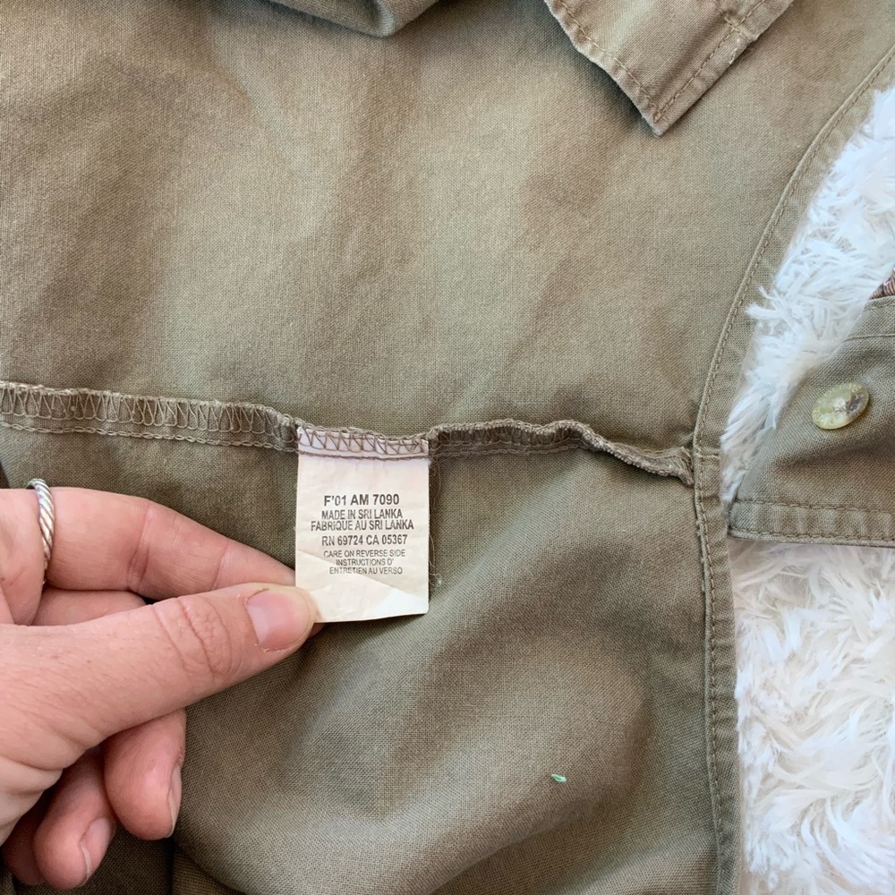 COLUMBIA • Vintage 90s Shooting Shirt Men XL Olive Camo Long Sleeve Hunting - Picture 2 of 9